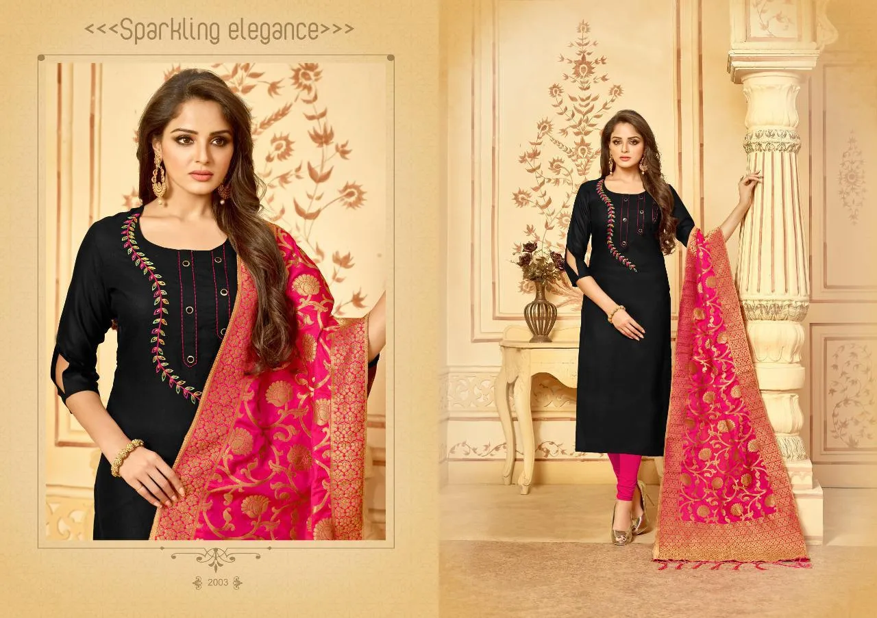 Avc Presents Bansuri Heavy Cotton Casual Wear Salwar Suits