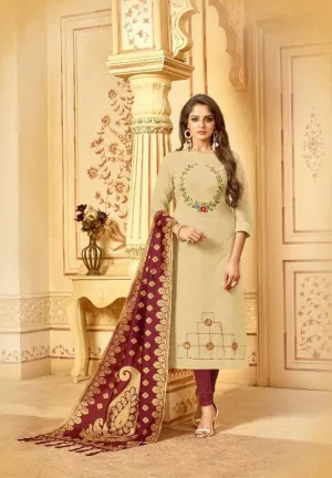 Avc Presents Bansuri Heavy Cotton Casual Wear Salwar Suits
