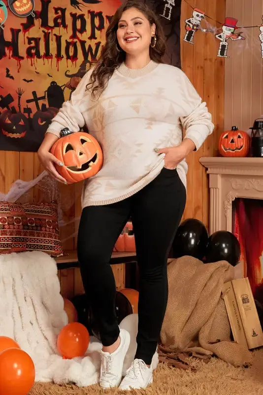 Aztec Charm Plus Size Sweater