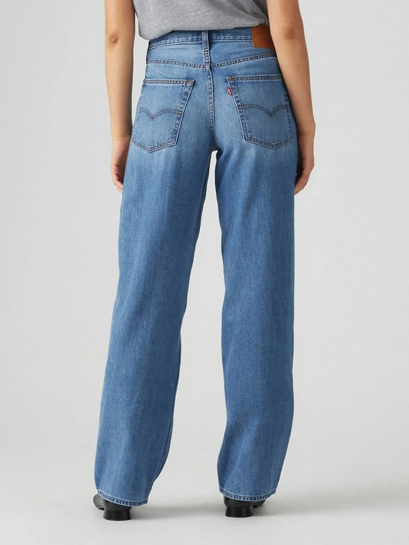 Baggy Dad Heavy Check Jeans