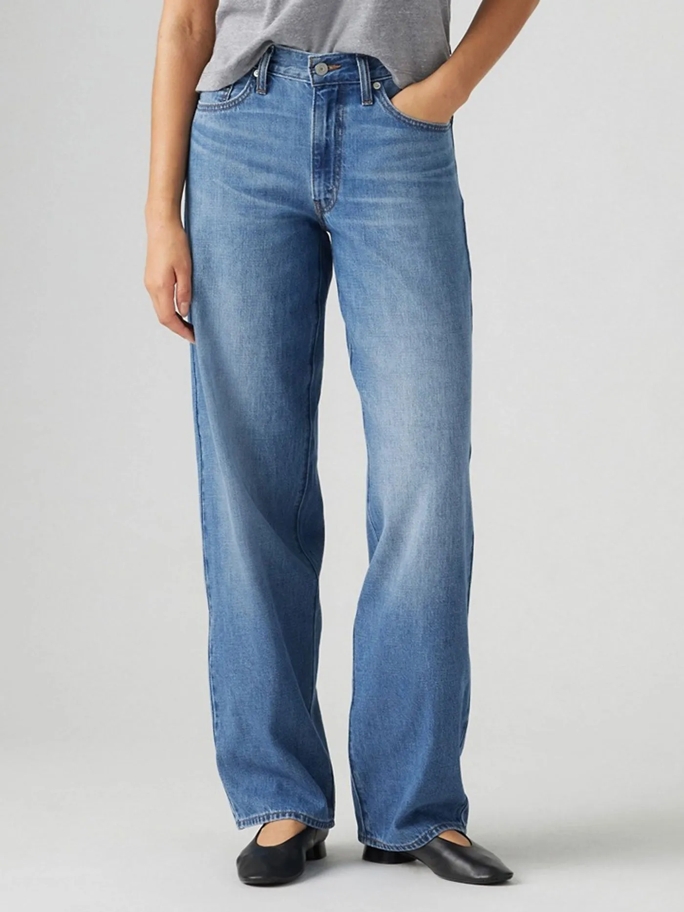 Baggy Dad Heavy Check Jeans