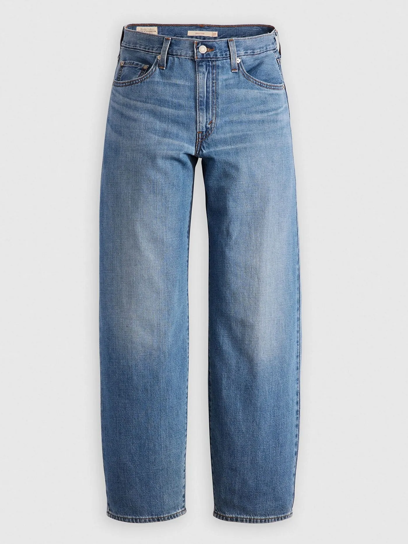 Baggy Dad Heavy Check Jeans
