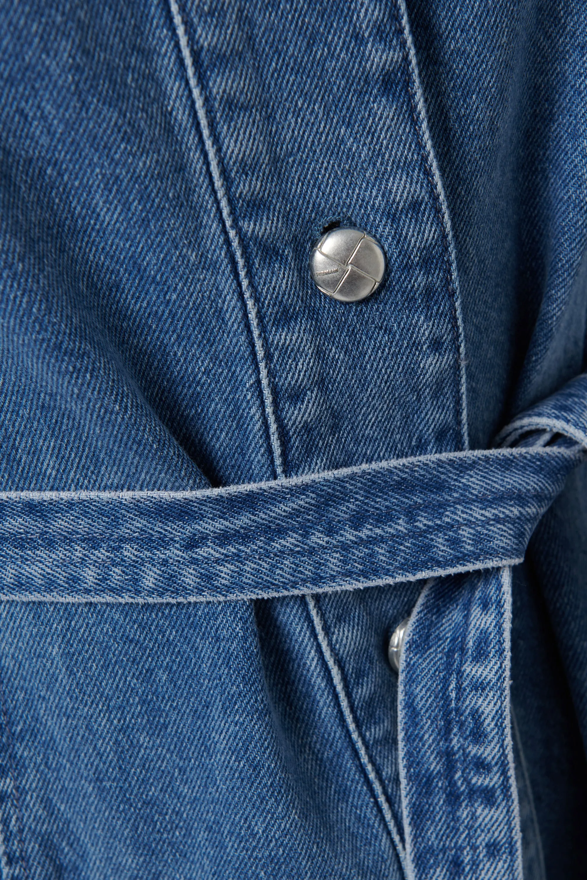 Blue Belt Denim Jacket