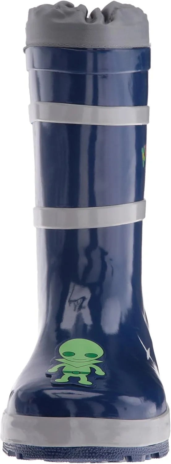 Blue Space Hero Natural Rubber Rain Boots