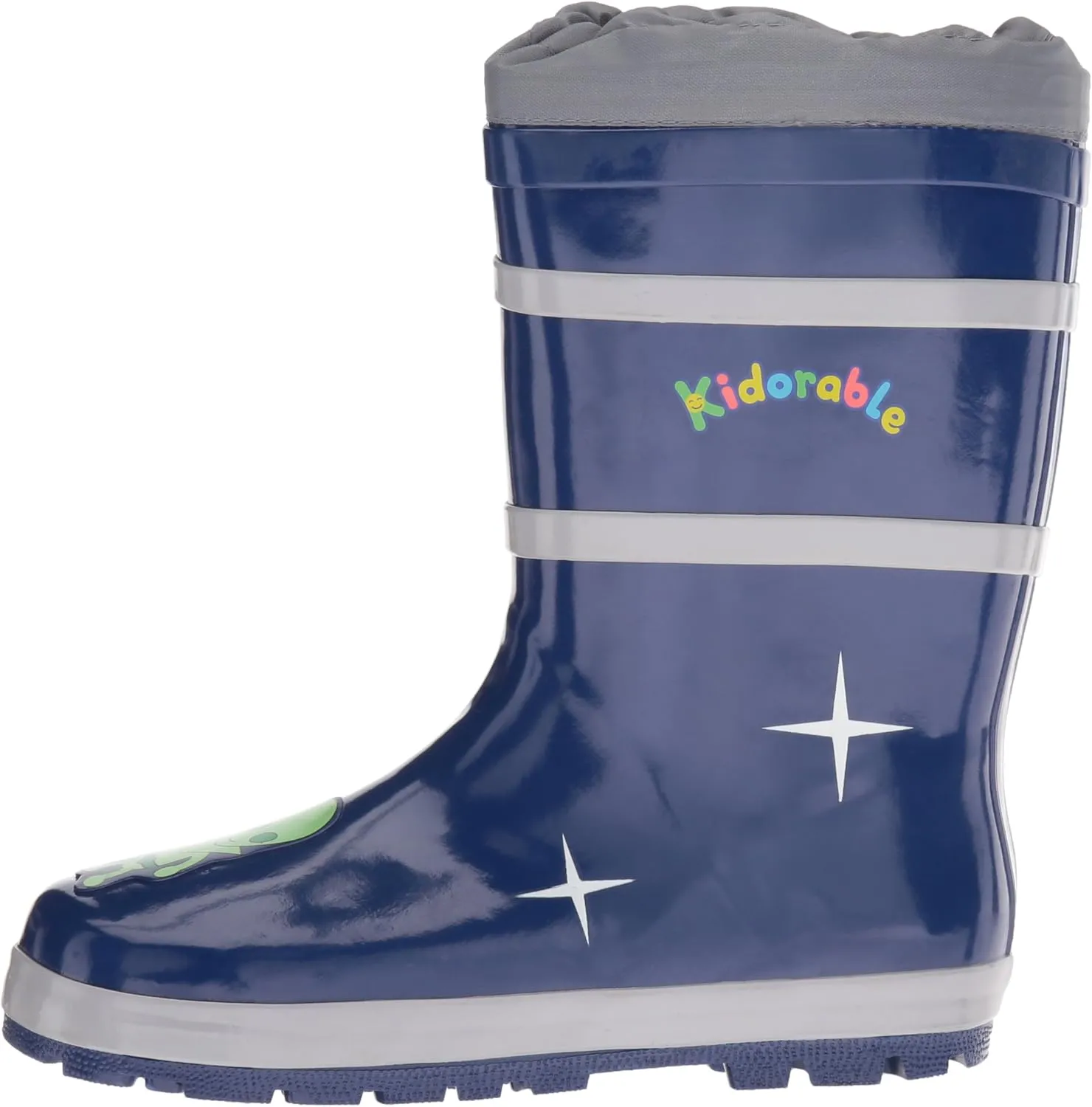 Blue Space Hero Natural Rubber Rain Boots