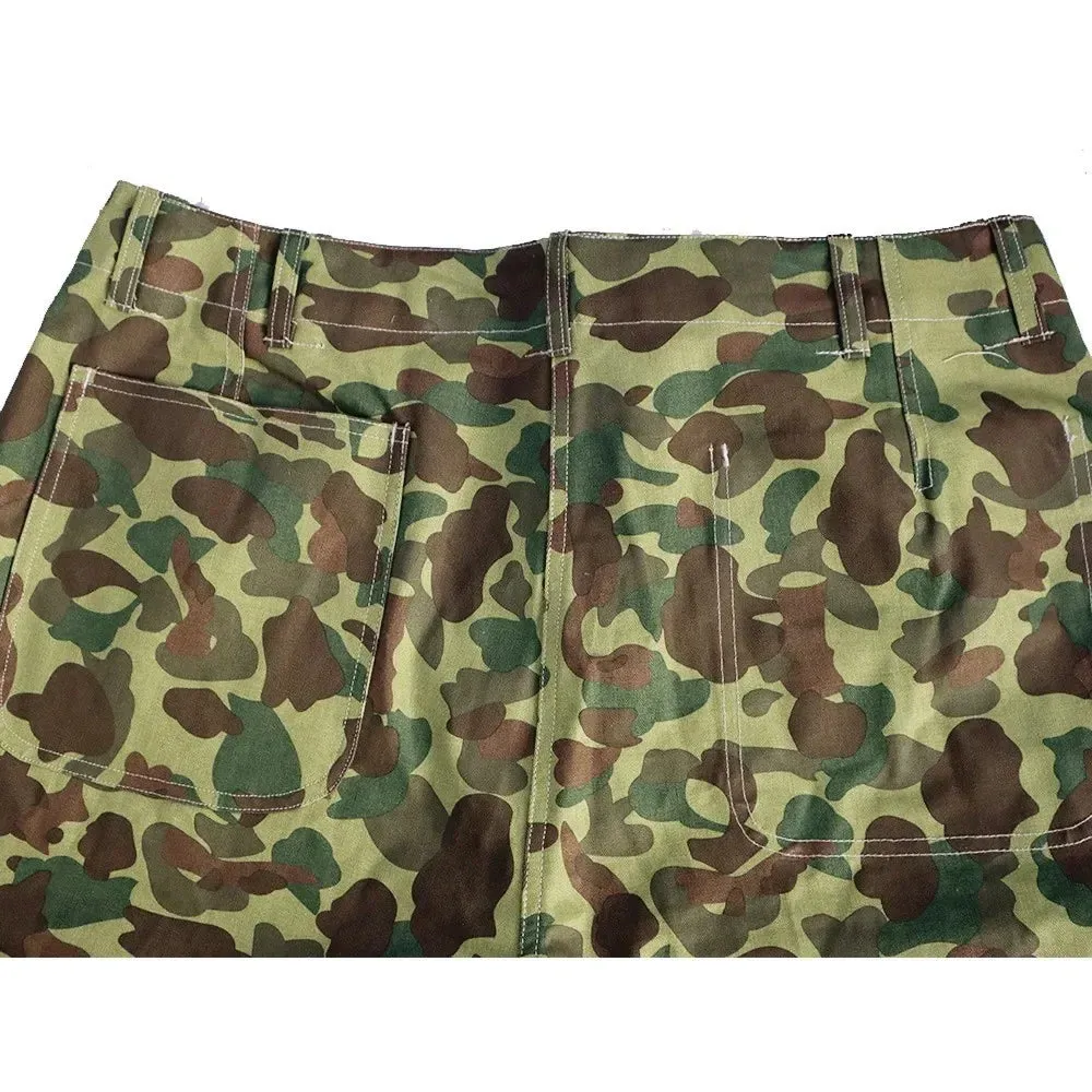 Camouflage Tactical Straight Retro Pants