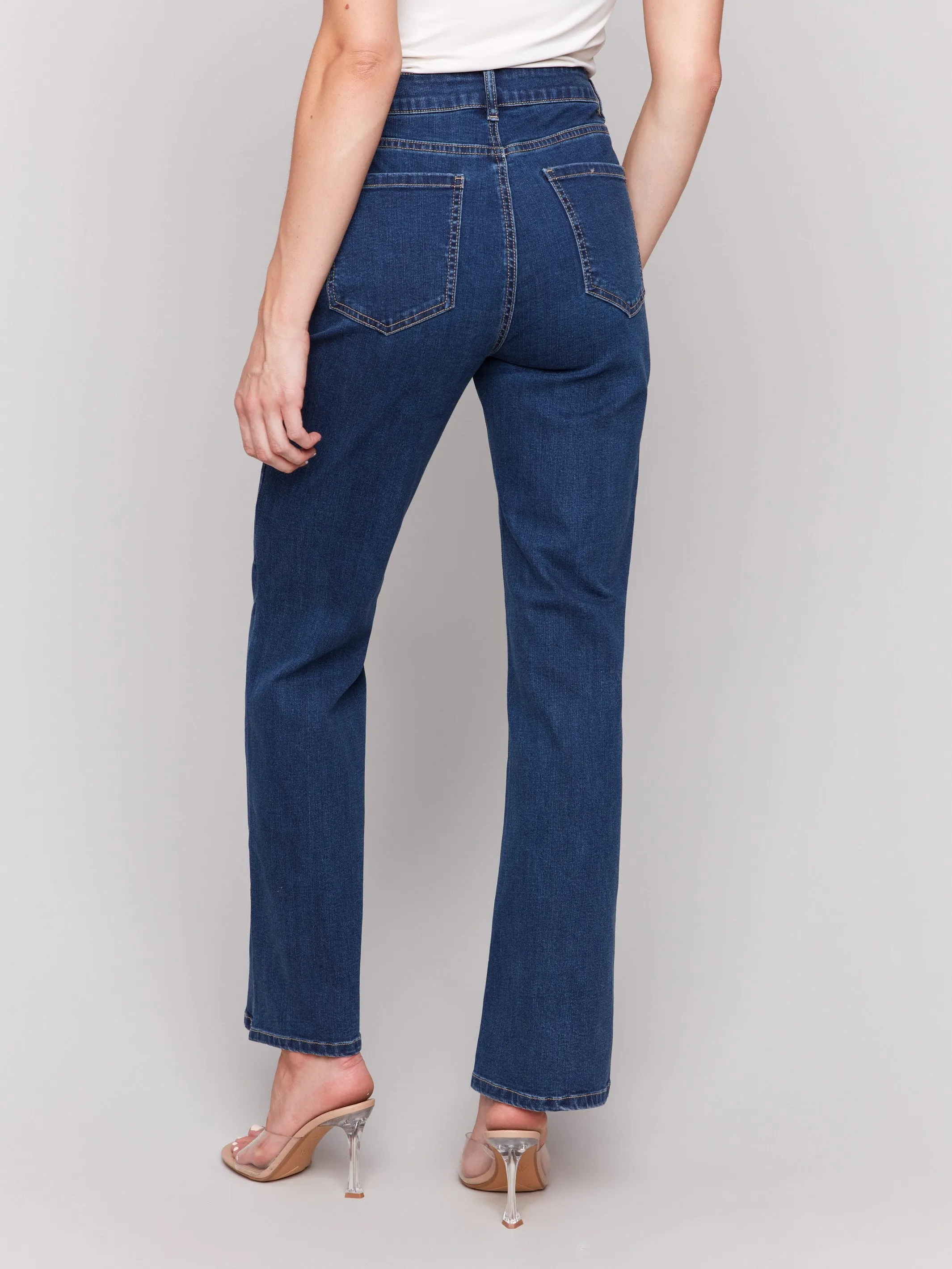 Celine Flare Leg Jeans - Indigo