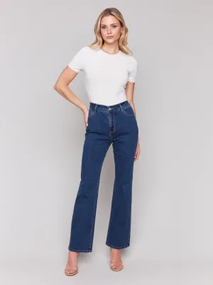 Celine Flare Leg Jeans - Indigo Celine Flare Leg Jeans - Indigo
