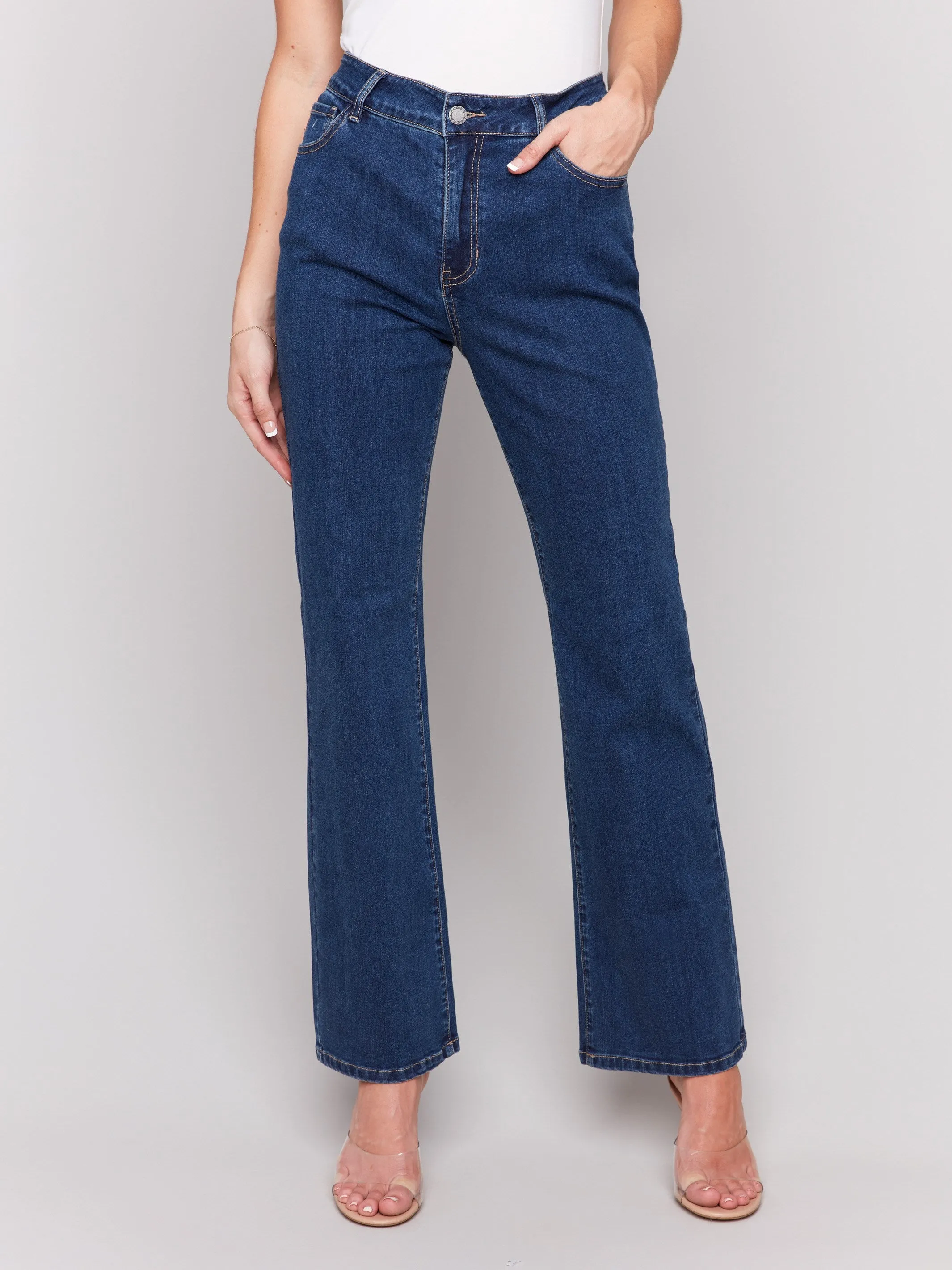 Celine Flare Leg Jeans - Indigo