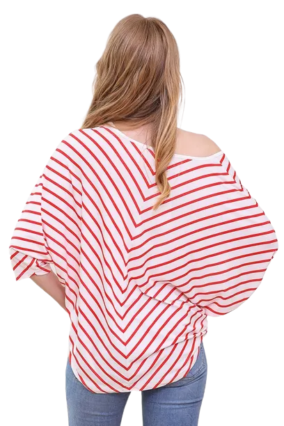 Chevron Striped Top