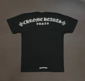 Chrome Hearts Scroll Shoulder Logo Pocket T-Shirt - Black