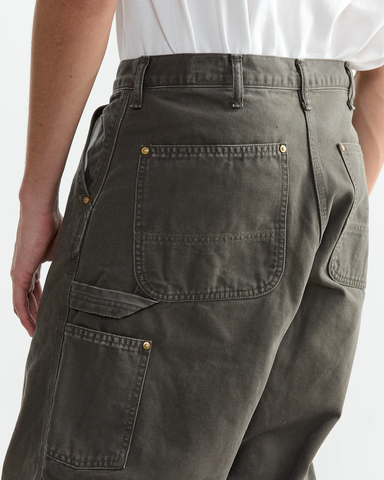 Dad's Fit Painter Pant in Army Green