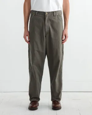 Dad's Fit Painter Pant in Army Green