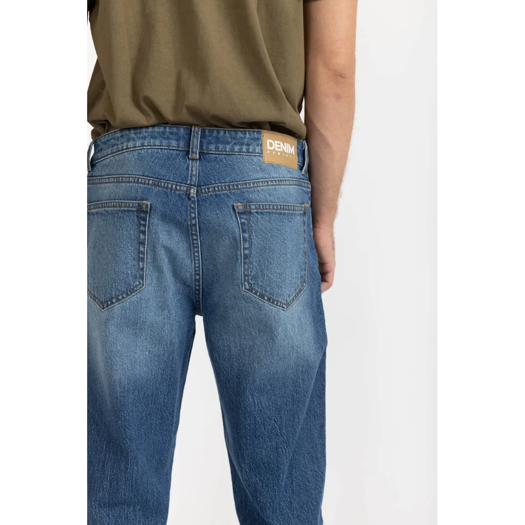DPChicago Tapered Recycled Jeans - Mid. Blue Vintage