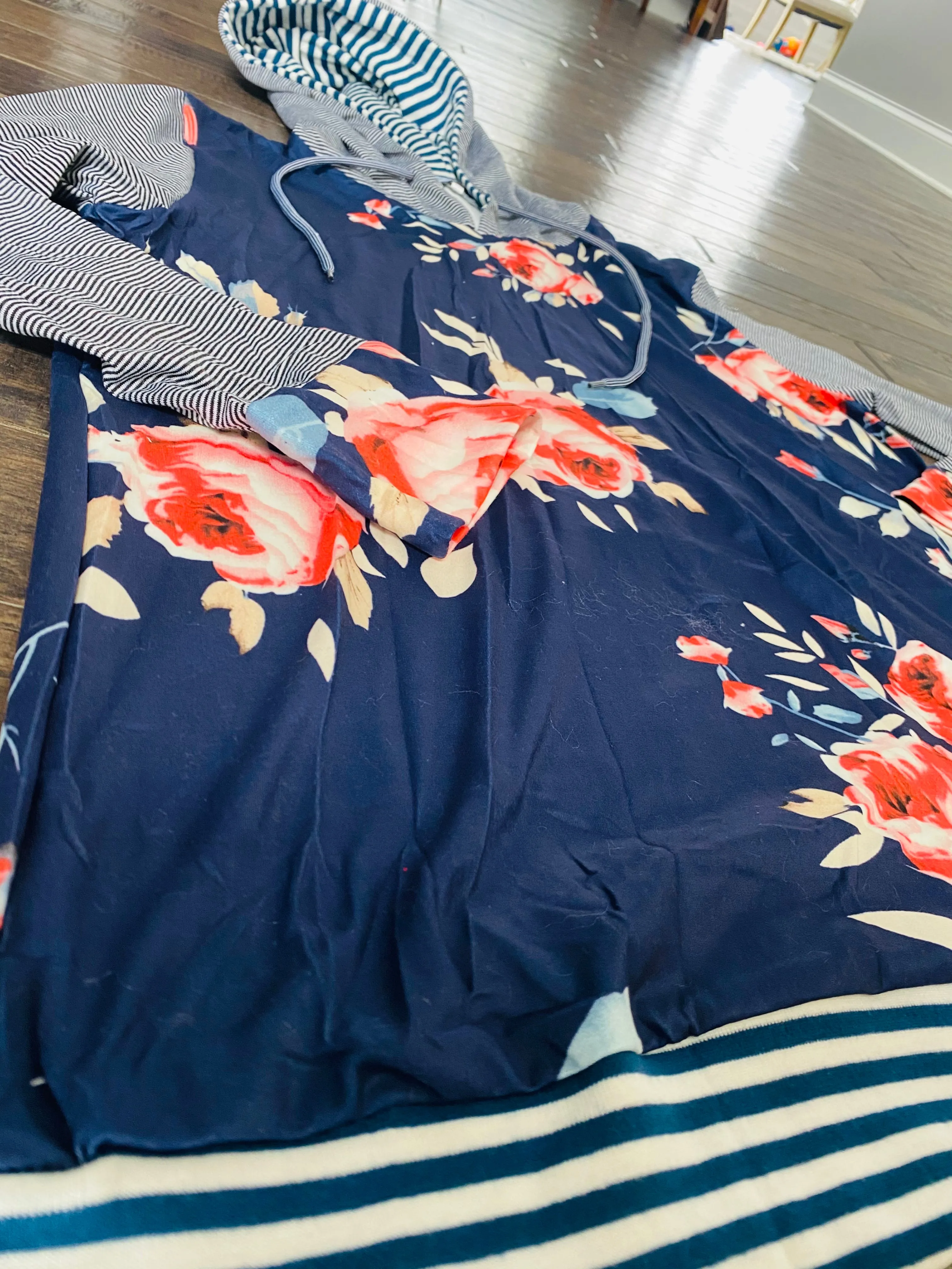 Floral hoodie