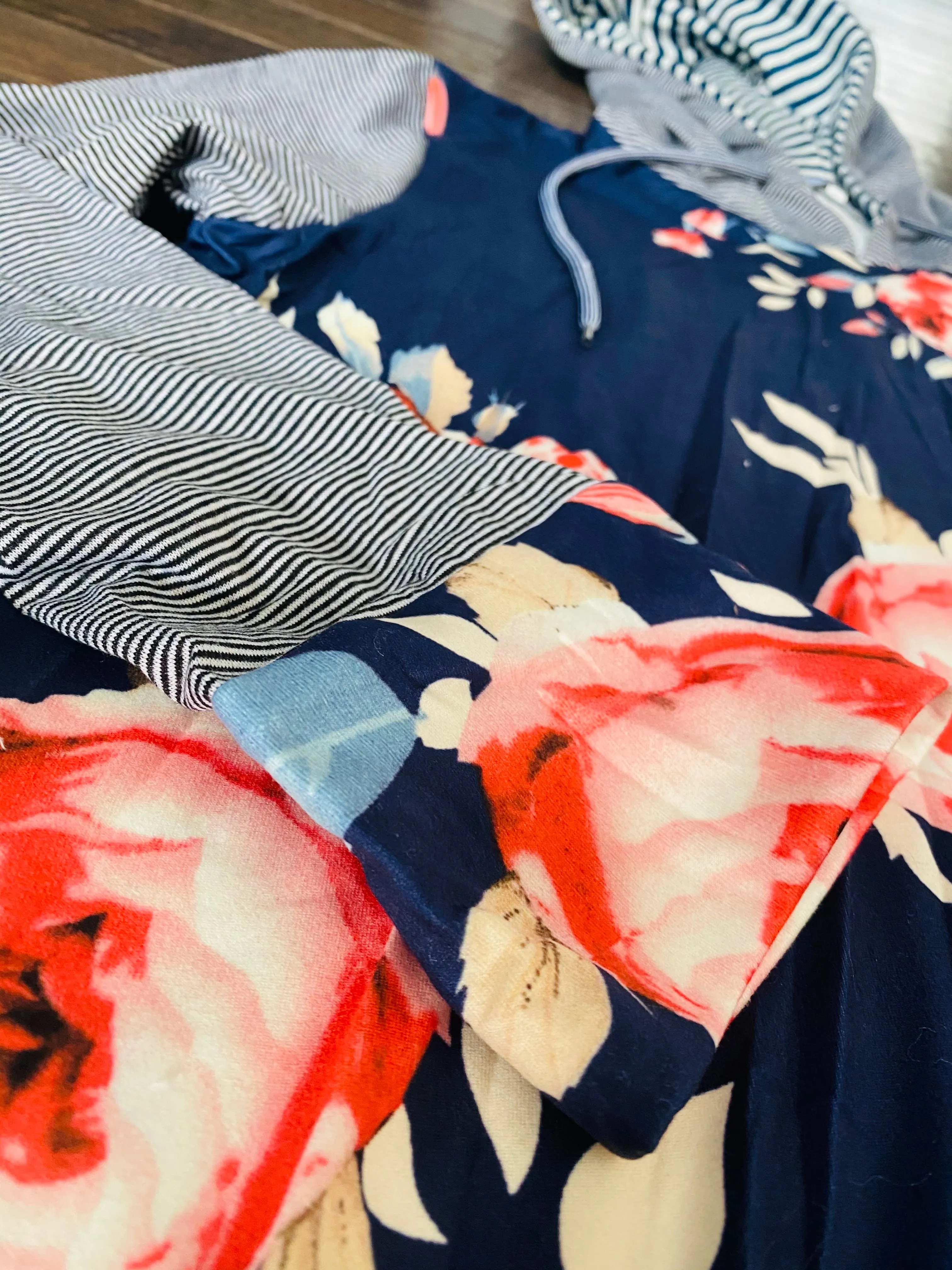 Floral hoodie