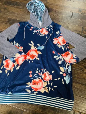 Floral hoodie