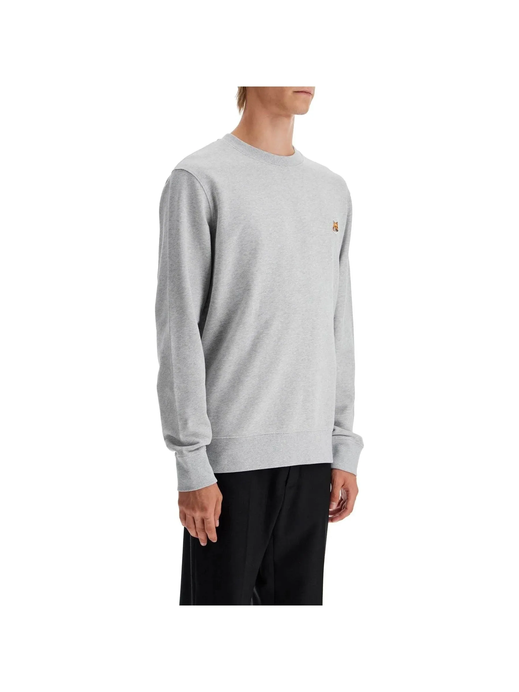 Fox Head Patch Crewneck Sweatshirt