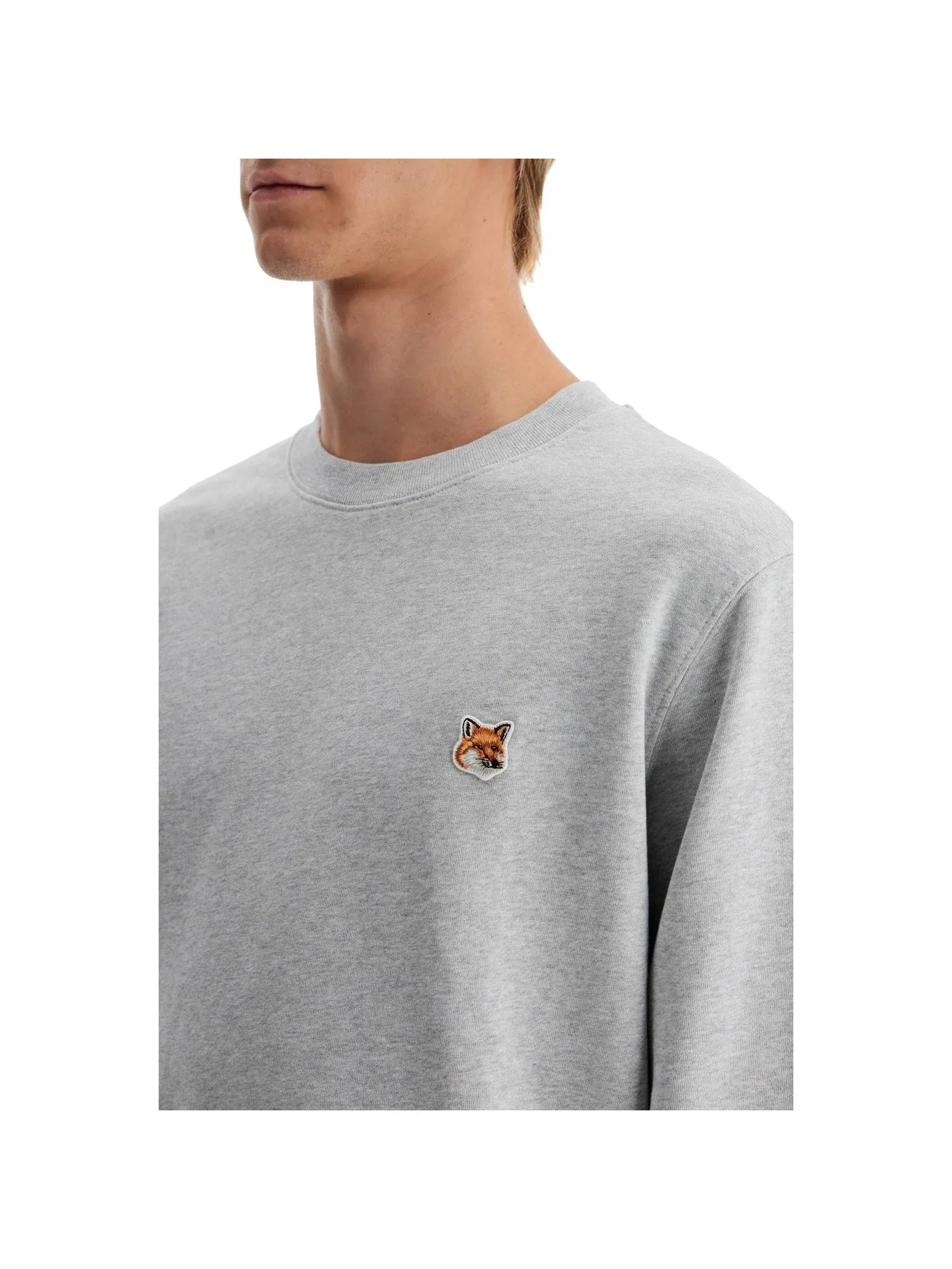 Fox Head Patch Crewneck Sweatshirt