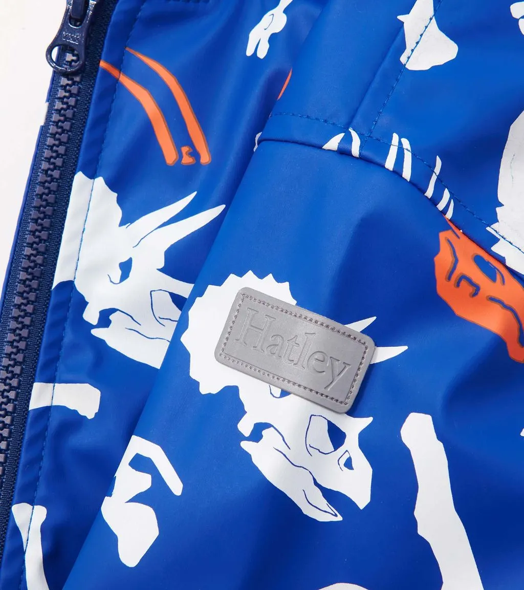 Hatley Dino Fossils Colour Changing Raincoat F24dfk818