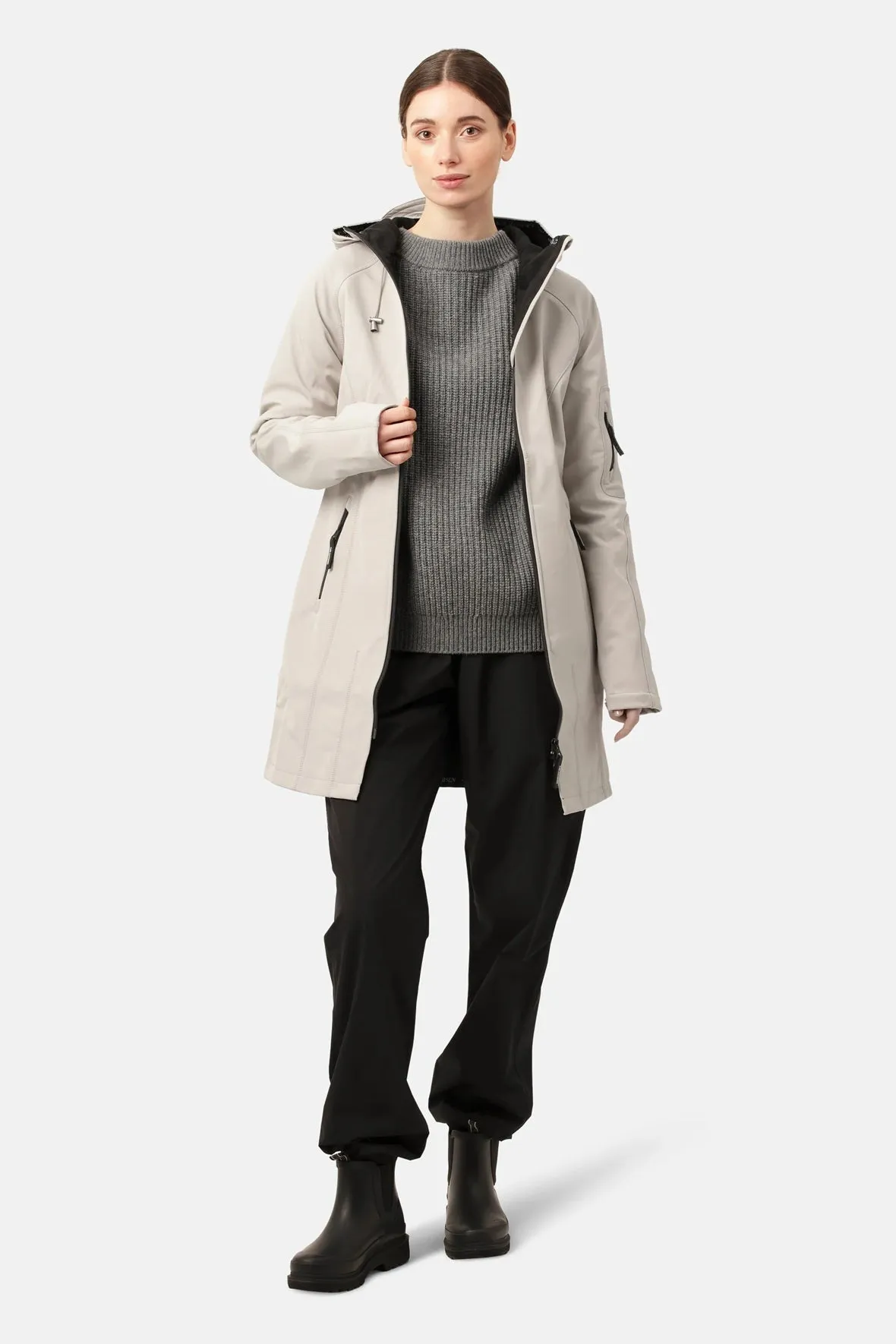 Ilse Jacobsen Rain 37 Chateau Gray Raincoat