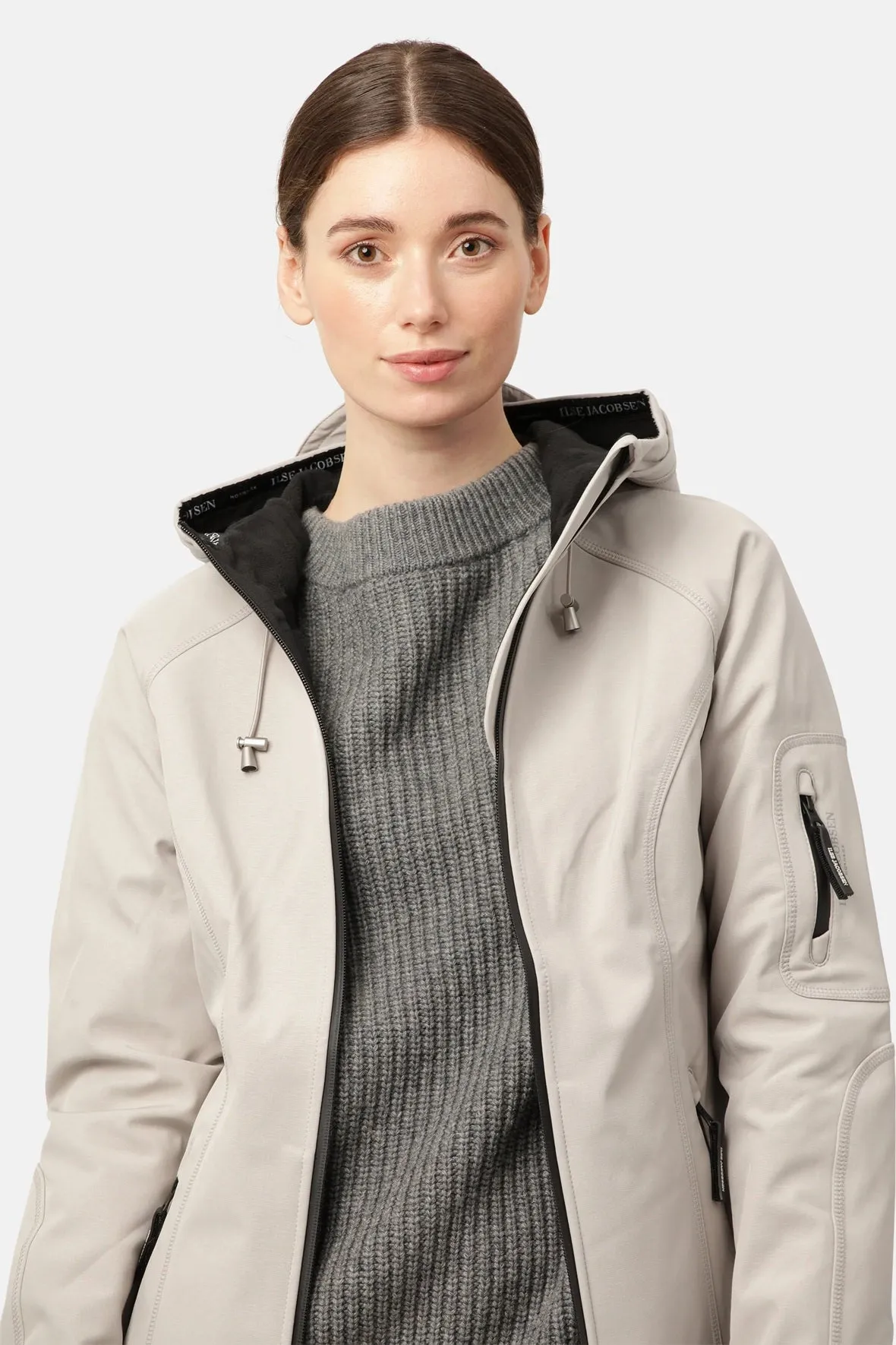Ilse Jacobsen Rain 37 Chateau Gray Raincoat