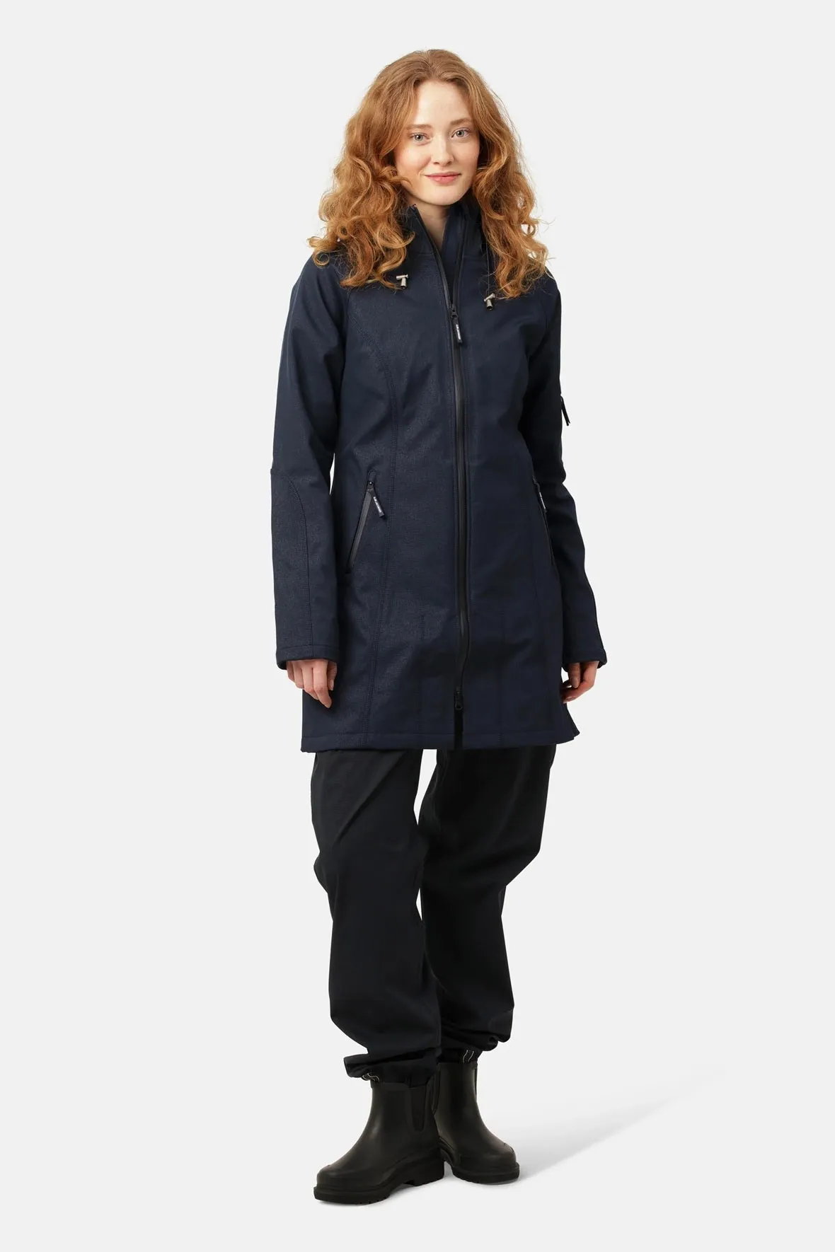 Ilse Jacobsen Rain 37 Dark Indigo Raincoat