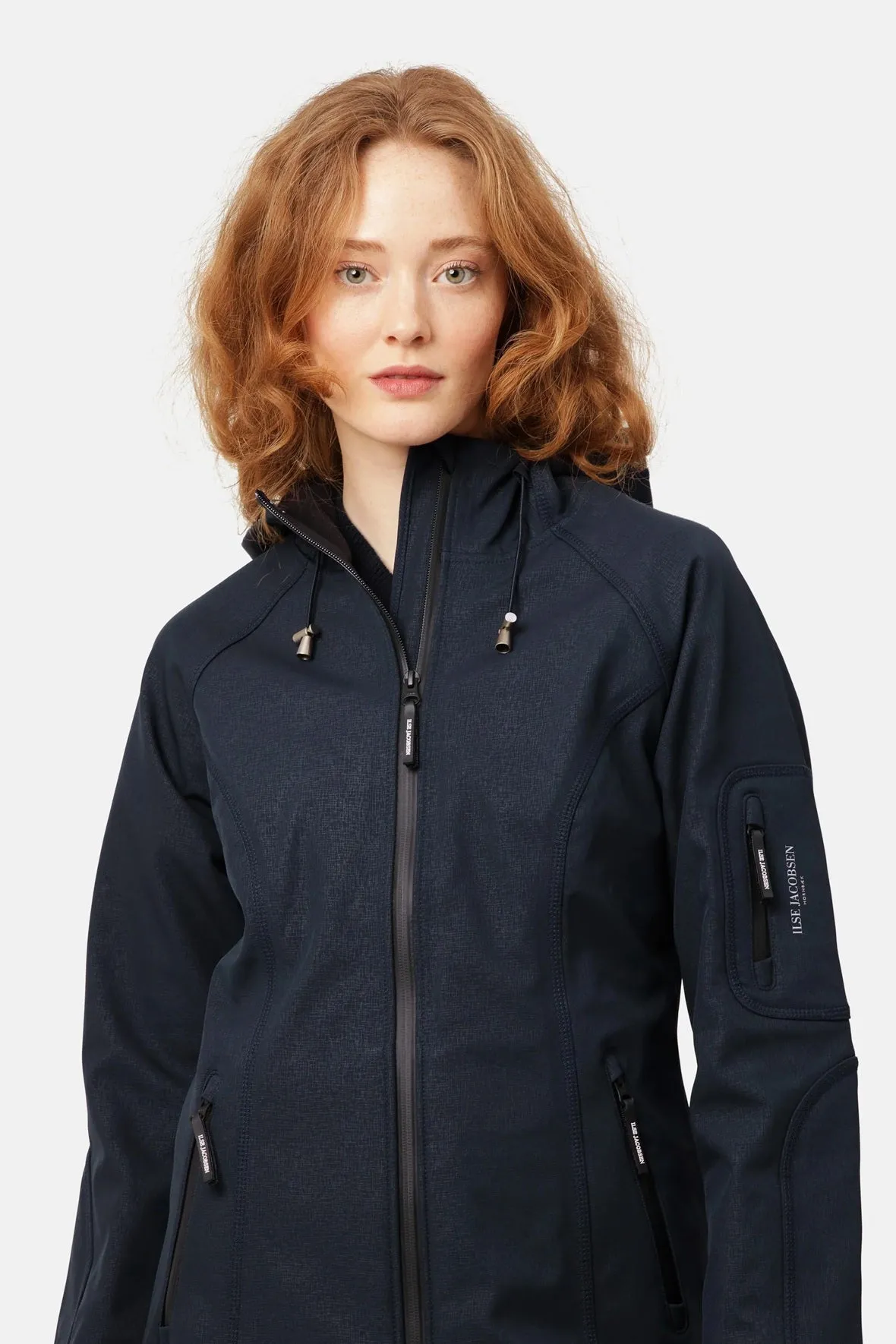 Ilse Jacobsen Rain 37 Dark Indigo Raincoat