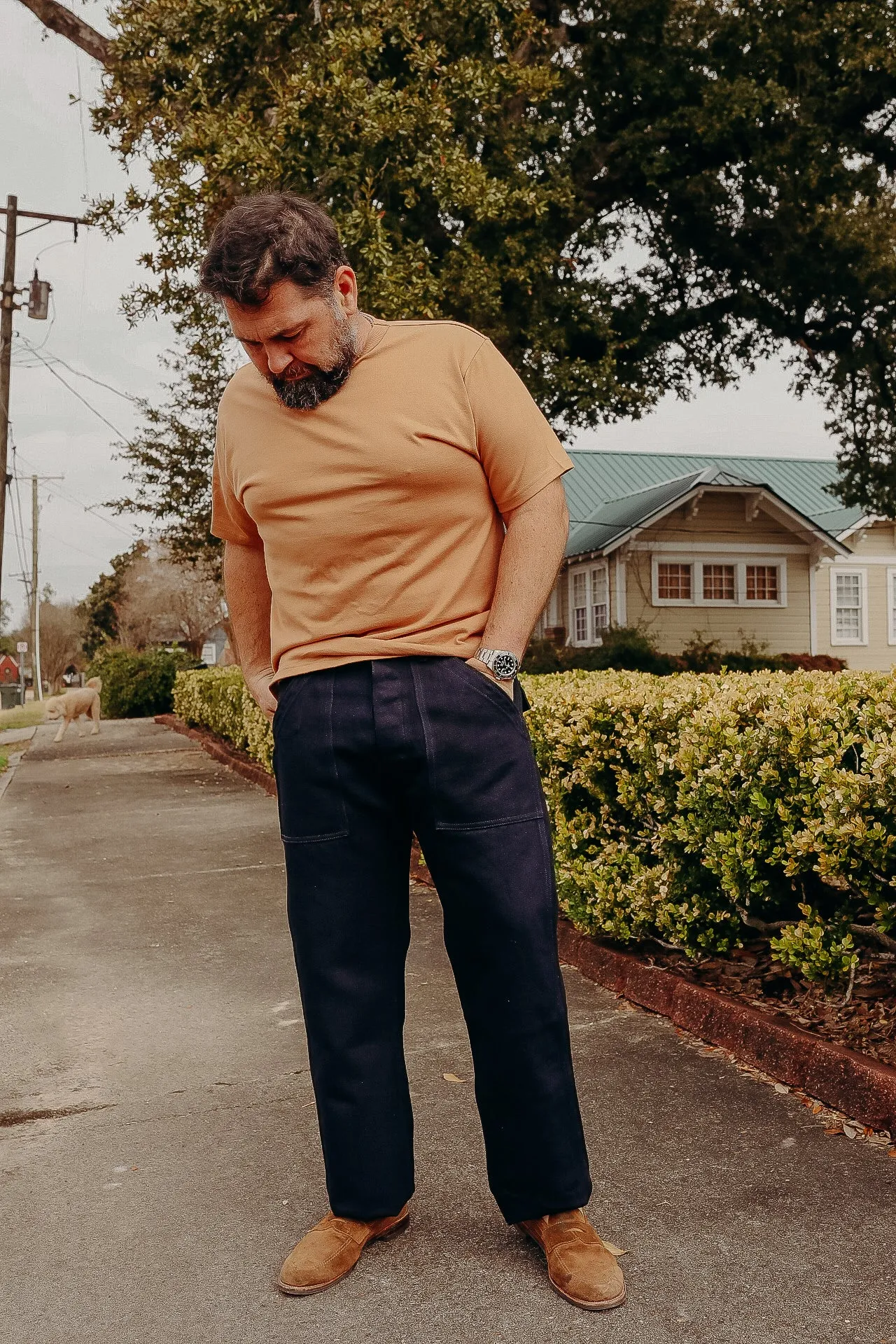 Indigo Baker Pants B402-I