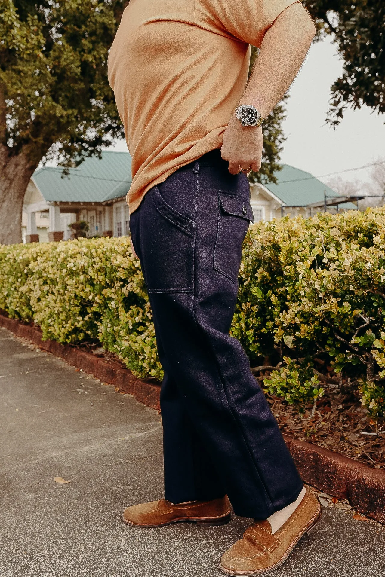 Indigo Baker Pants B402-I