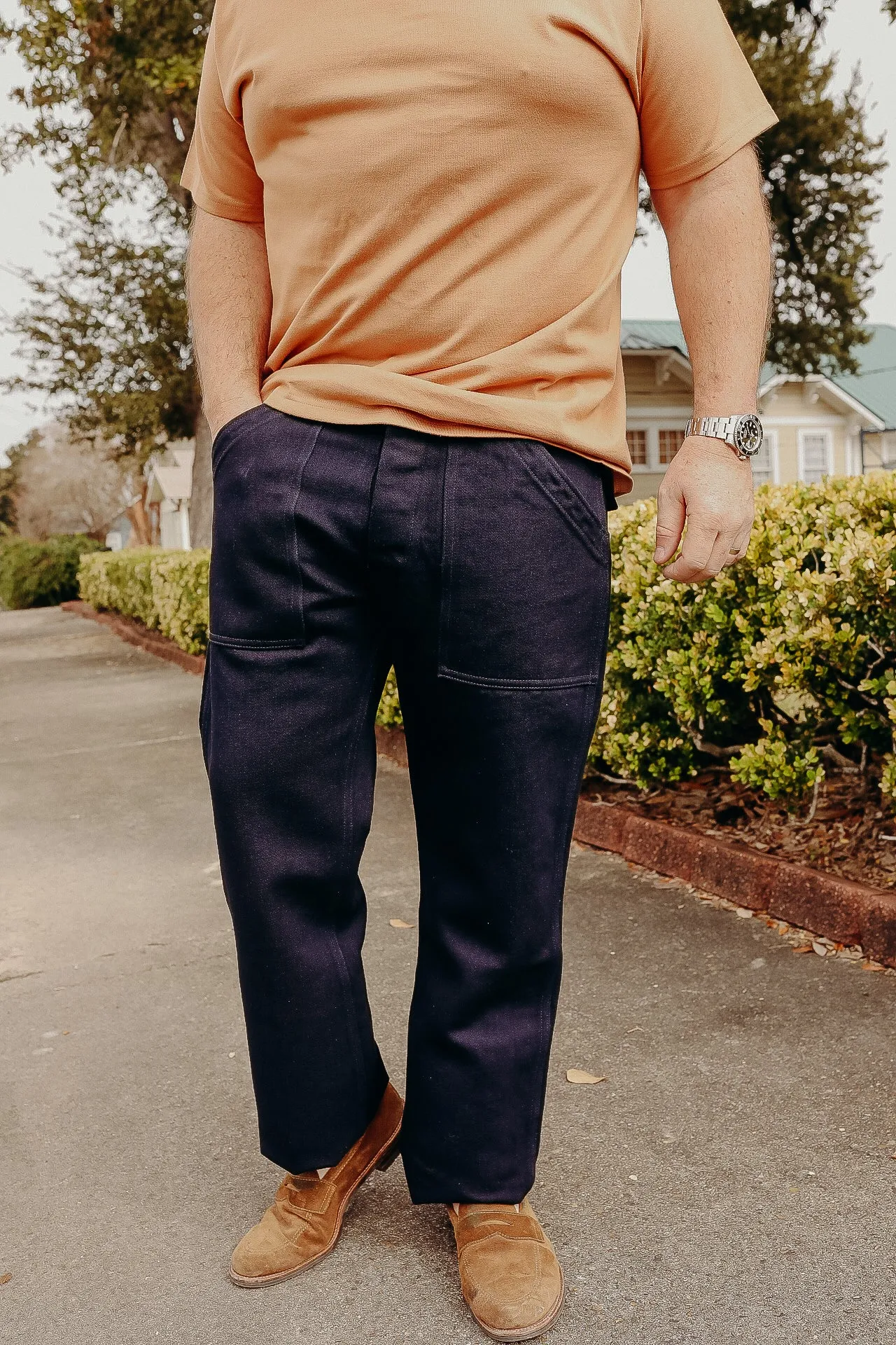 Indigo Baker Pants B402-I