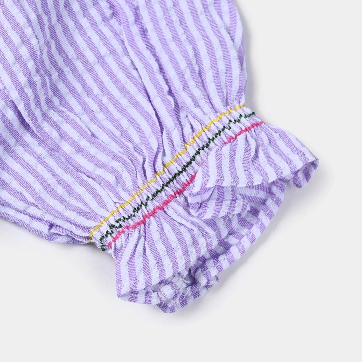 Infant Girls PC Jersey EMB Top Fruit Basket-Lavender