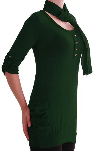 Isabella Jersey Knitted Jumper With Scarf
