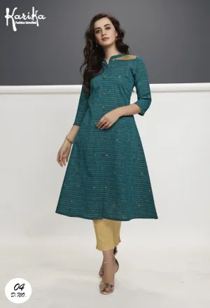 Karika Presents Weaves Vol 2 Cotton Casual Wear Kurtis