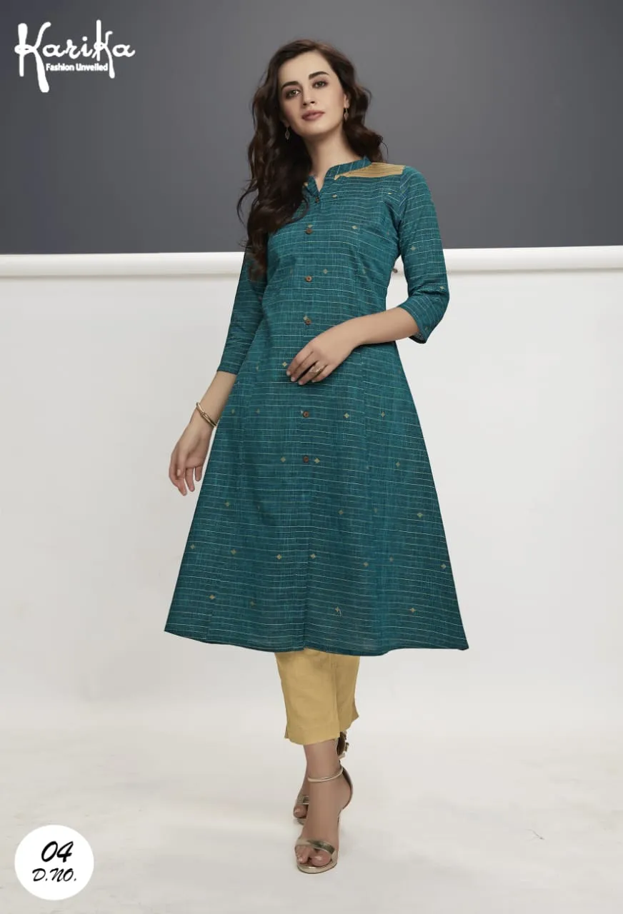 Karika Presents Weaves Vol 2 Cotton Casual Wear Kurtis