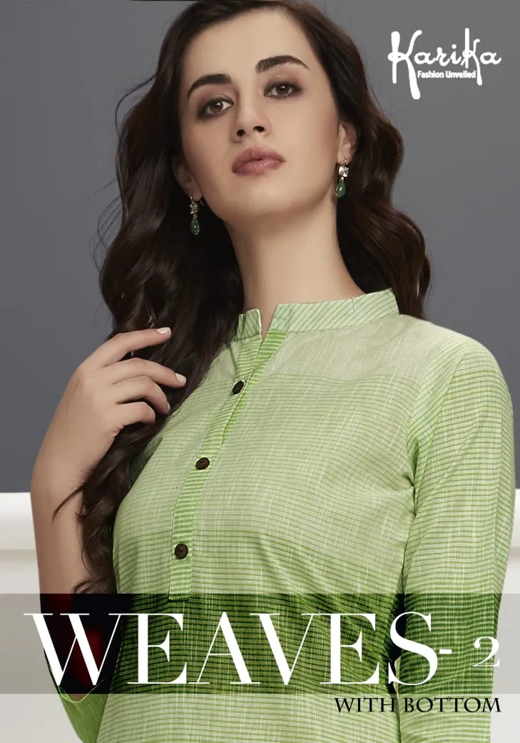 Karika Presents Weaves Vol 2 Cotton Casual Wear Kurtis