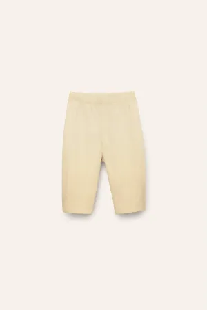 Kids' Pants Light Yellow