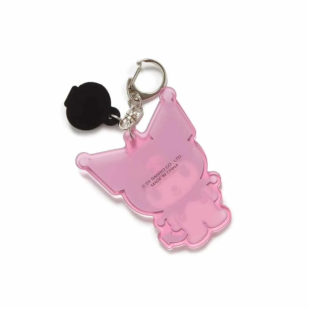 Kuromi Silhouette Acrylic Keychain
