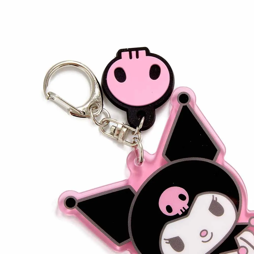 Kuromi Silhouette Acrylic Keychain