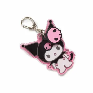 Kuromi Silhouette Acrylic Keychain