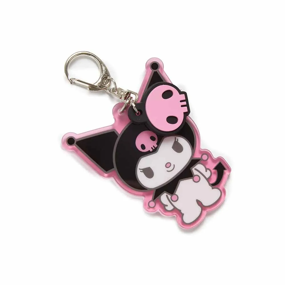Kuromi Silhouette Acrylic Keychain