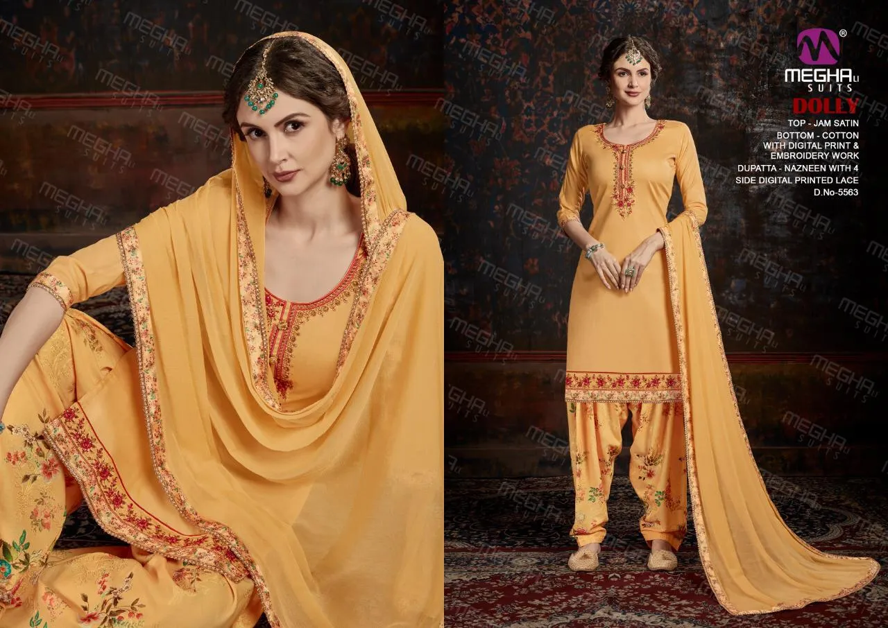 Meghali Suits Dolly Collection Cotton Fabric Casual Wear Salwar Suit