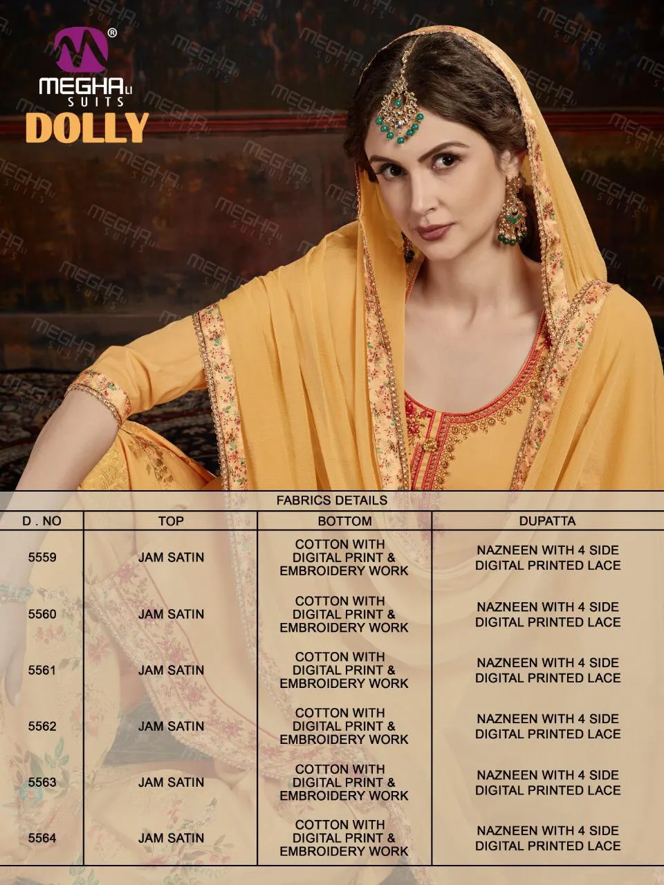 Meghali Suits Dolly Collection Cotton Fabric Casual Wear Salwar Suit