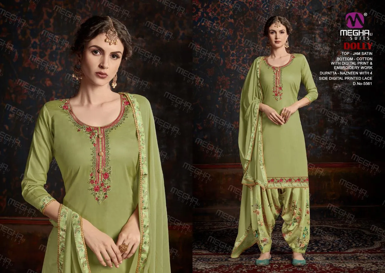 Meghali Suits Dolly Collection Cotton Fabric Casual Wear Salwar Suit