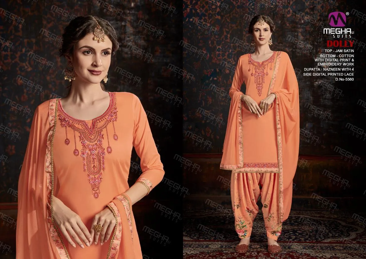 Meghali Suits Dolly Collection Cotton Fabric Casual Wear Salwar Suit