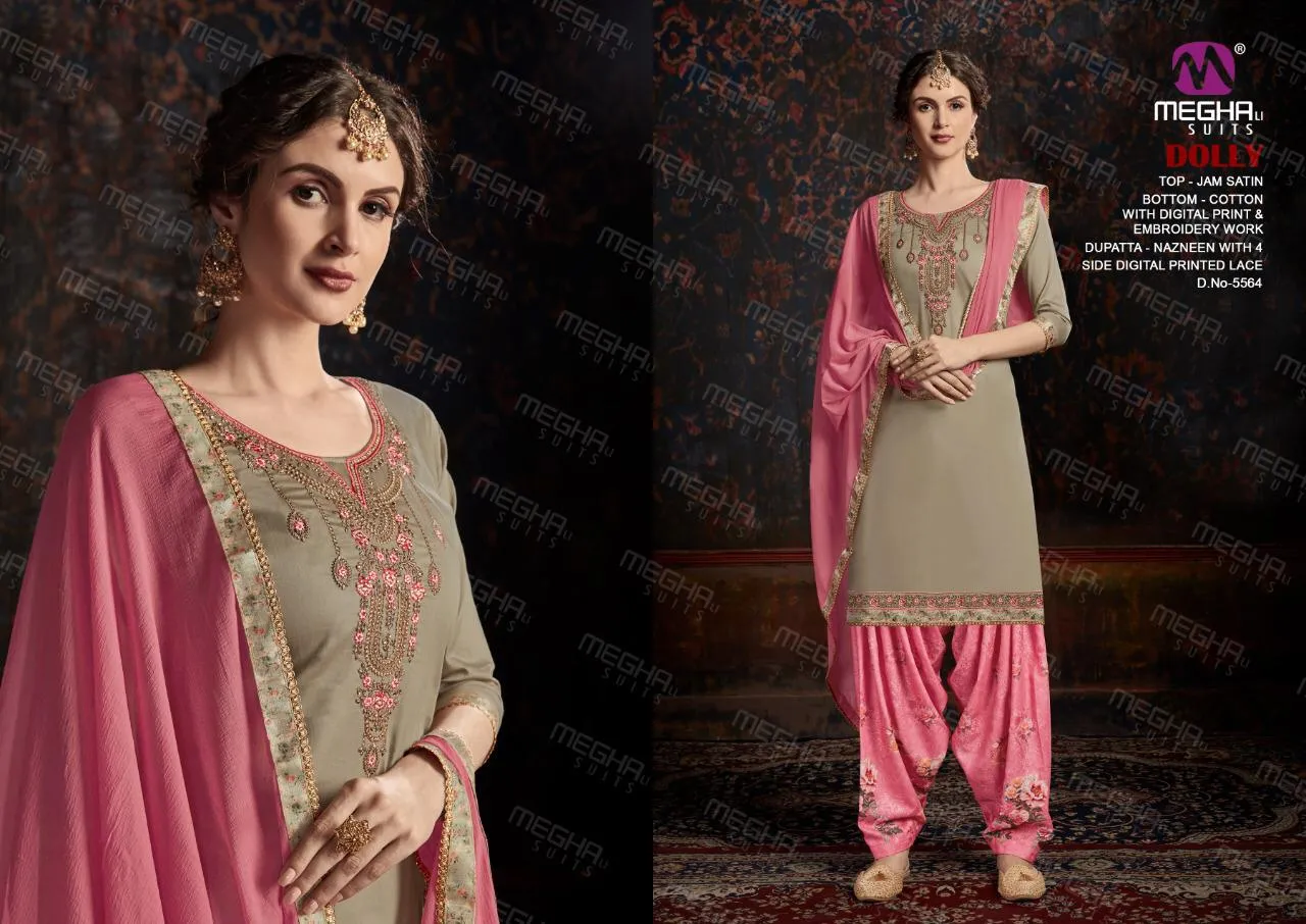 Meghali Suits Dolly Collection Cotton Fabric Casual Wear Salwar Suit