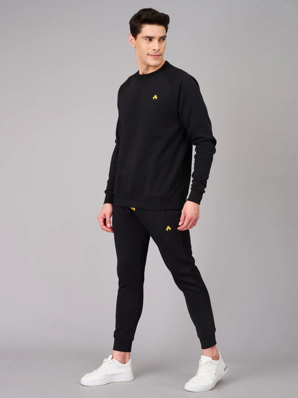 Men Black Co-ord Set (GBSWST2907)
