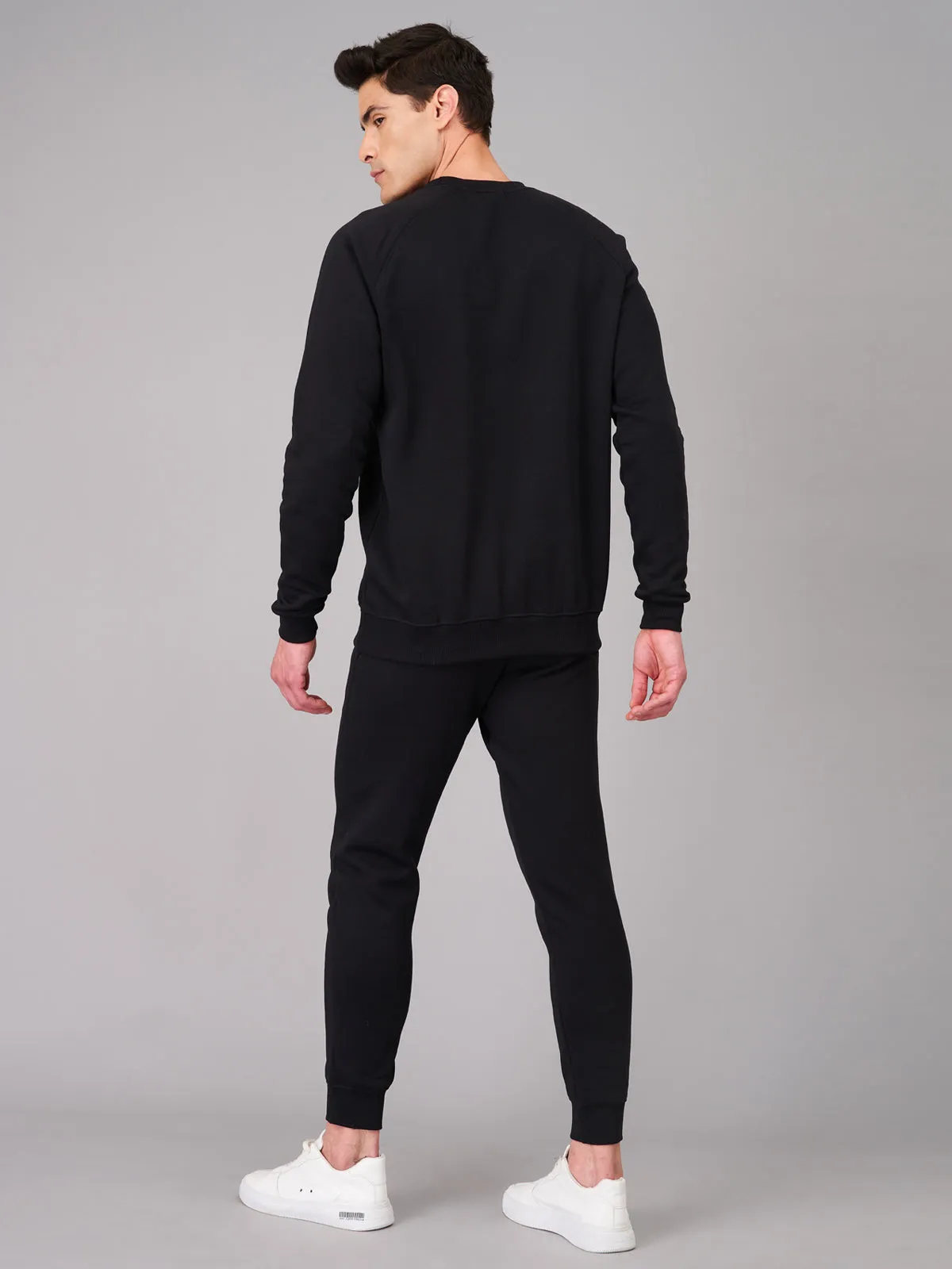 Men Black Co-ord Set (GBSWST2907)