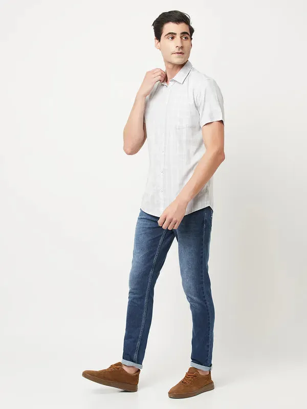 Men Light Grey Shirts