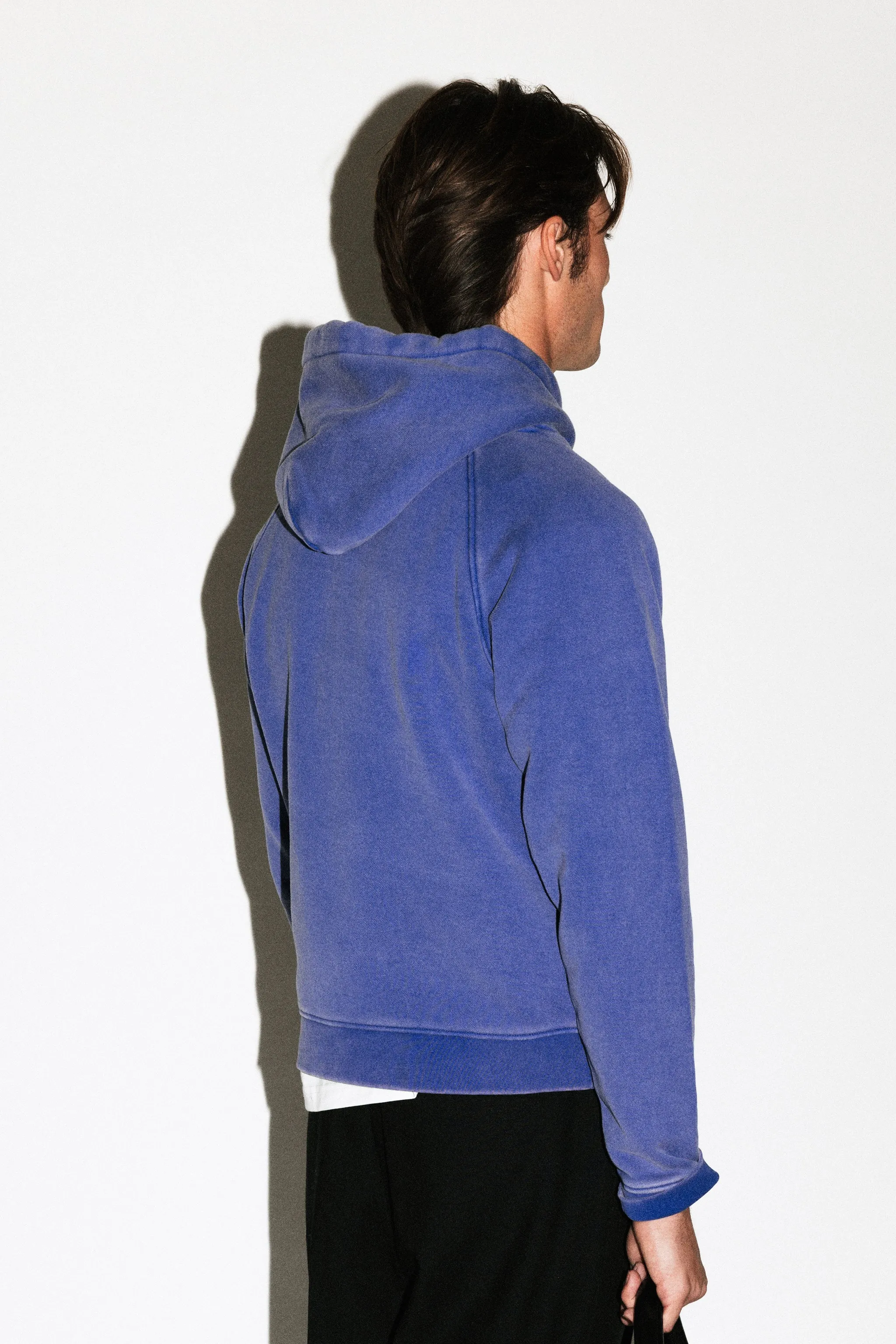 Nicholas Baby Hoodie  |  Sunfaded Indigo